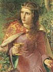 Anthony Frederick Sandys Canvas Paintings - Queen Eleanor